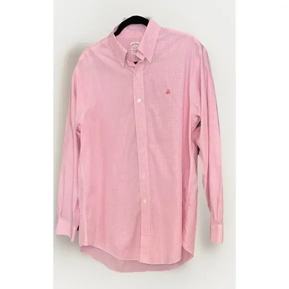 strapless open back dress Custom Brooks Brothers Casual Oxford Cloth Shirt Soft Pink main image 0